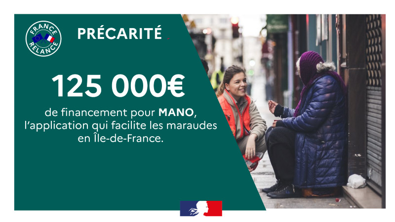 125 000 euros de financement pour MANO, l'application qui facilite les maraudes en Ile-de-France
