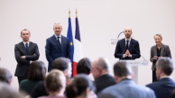 La Première ministre Elisabeth Borne a présenté le 10 janvier dernier le projet du Gouvernement pour l'avenir du système de retraites aux côtés de Bruno Le Maire, ministre de l’Économie, des Finances et de la Souveraineté industrielle et économique, Olivier Dussopt, ministre du Travail, du Plein emploi et de l’Insertion et Stanislas Guerini, ministre de la Transformation et de la Fonction publiques